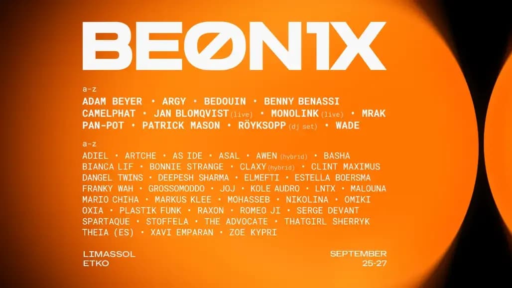 Article cover: BEONIX 2026 Just Made Cyprus The Festival Destination